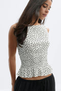 Smock top - Violet foncé