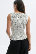 Smock top - Noir