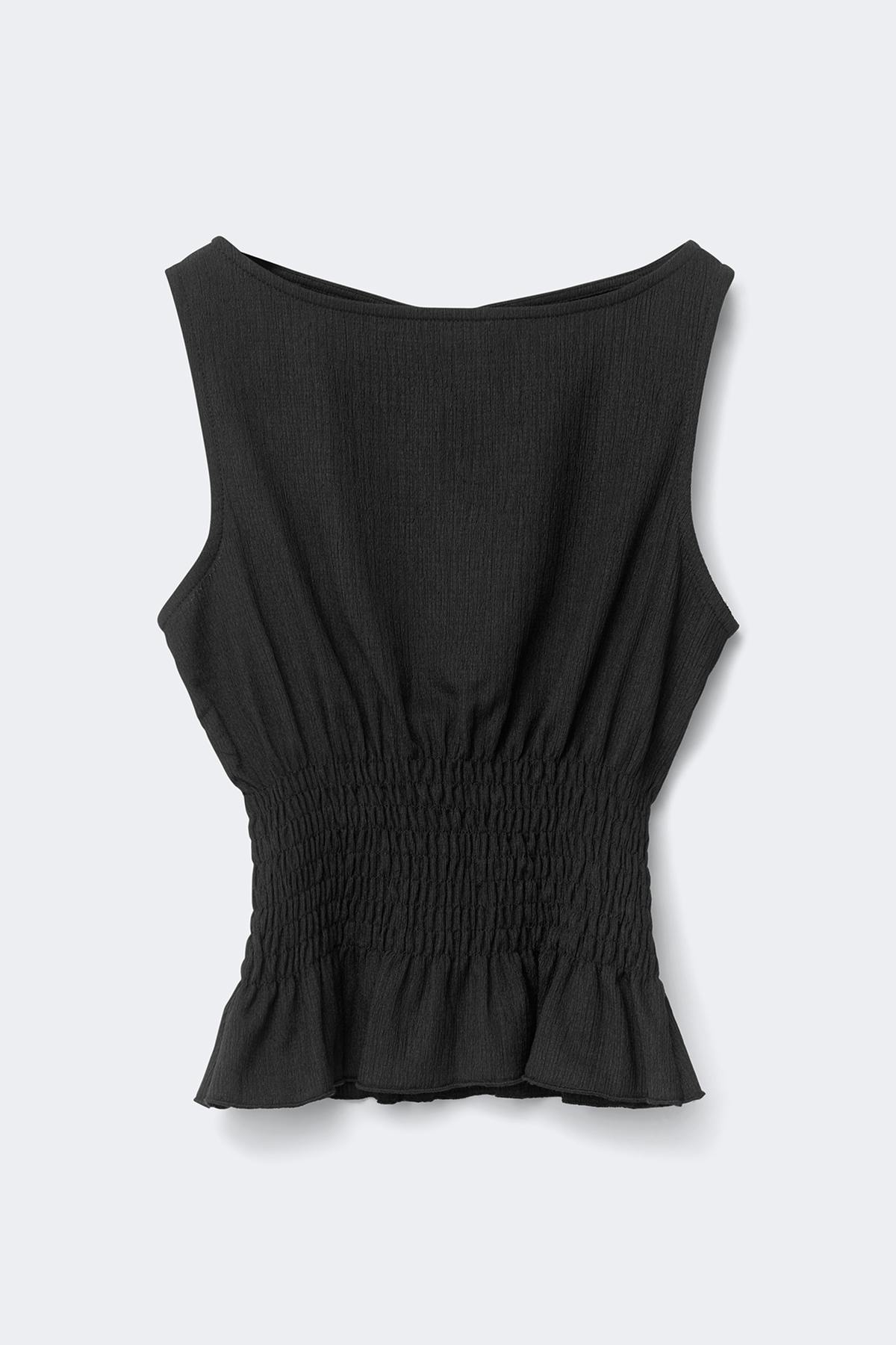 Smock top - Violet foncé