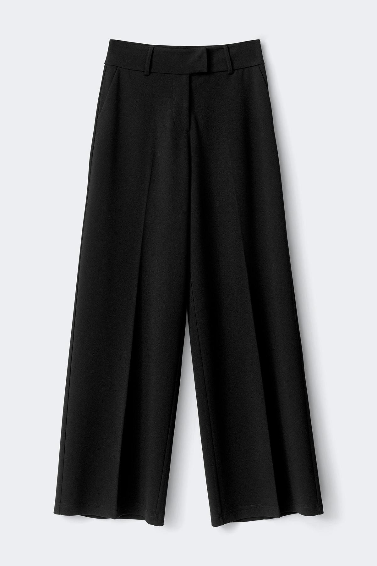 High waist suit trousers - Noir