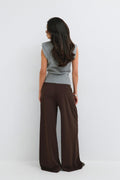 Tailored pleated trousers - Mole