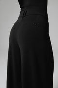 Tailored pleated trousers - Noir