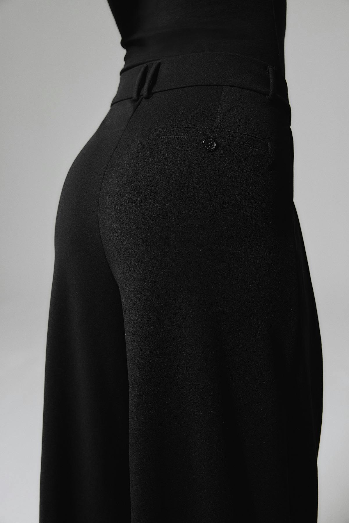 Tailored pleated trousers - Noir