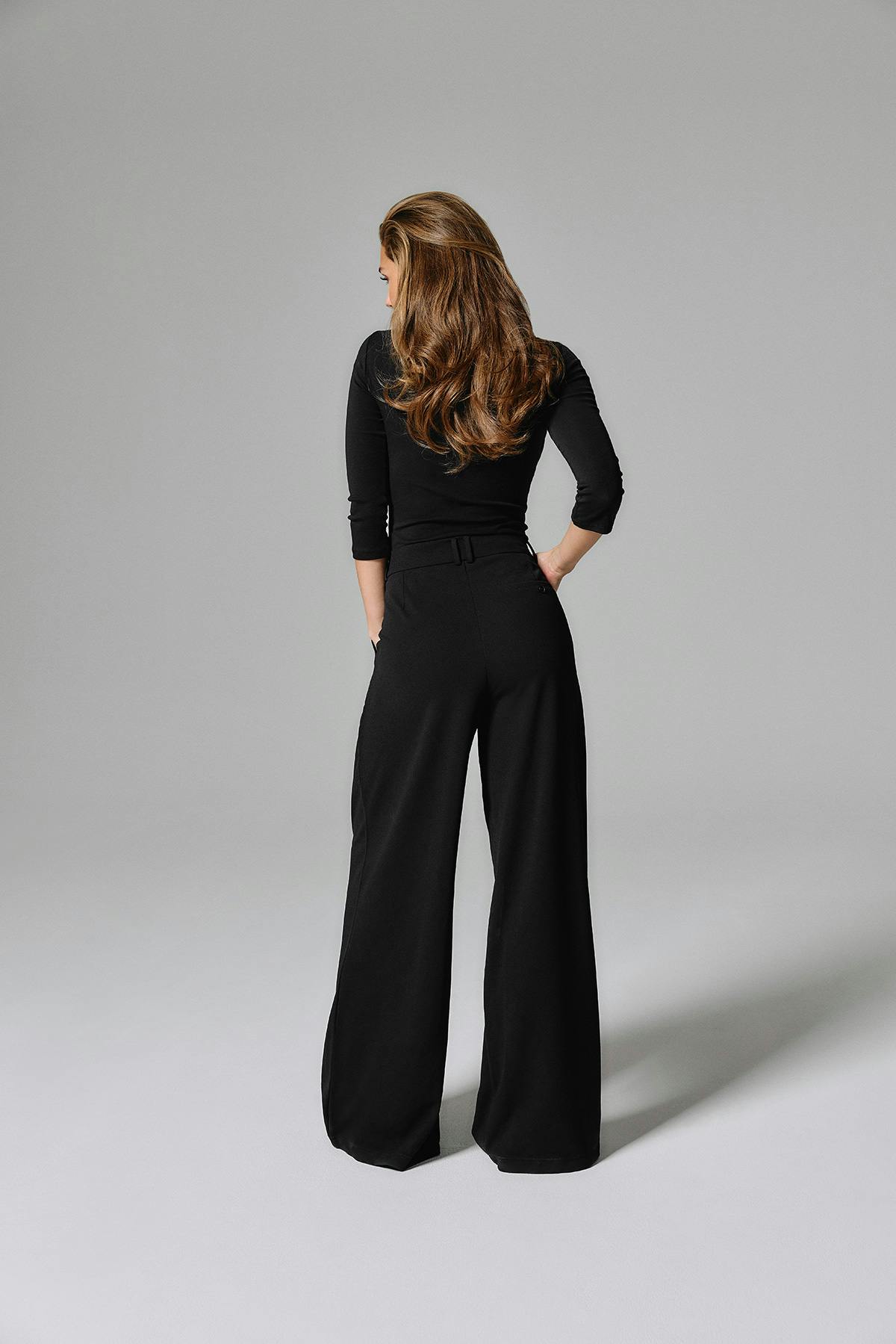 Tailored pleated trousers - Noir