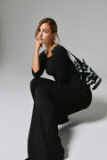 Tailored pleated trousers - Noir