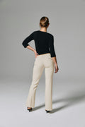 Low waist straight trousers - Tofu