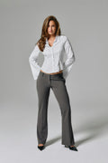 Low waist straight trousers - Sunburn