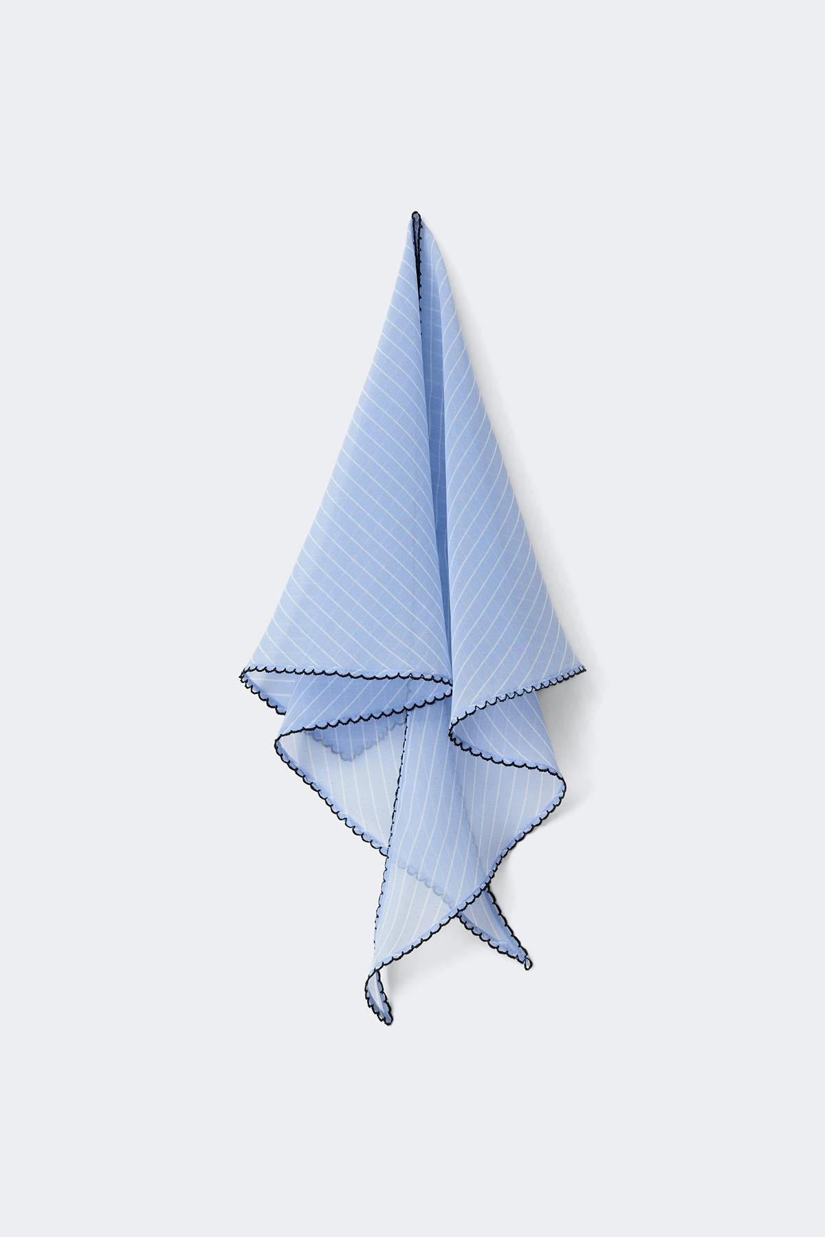 Chiffon triangle scarf