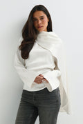 Cape blouse - Creme