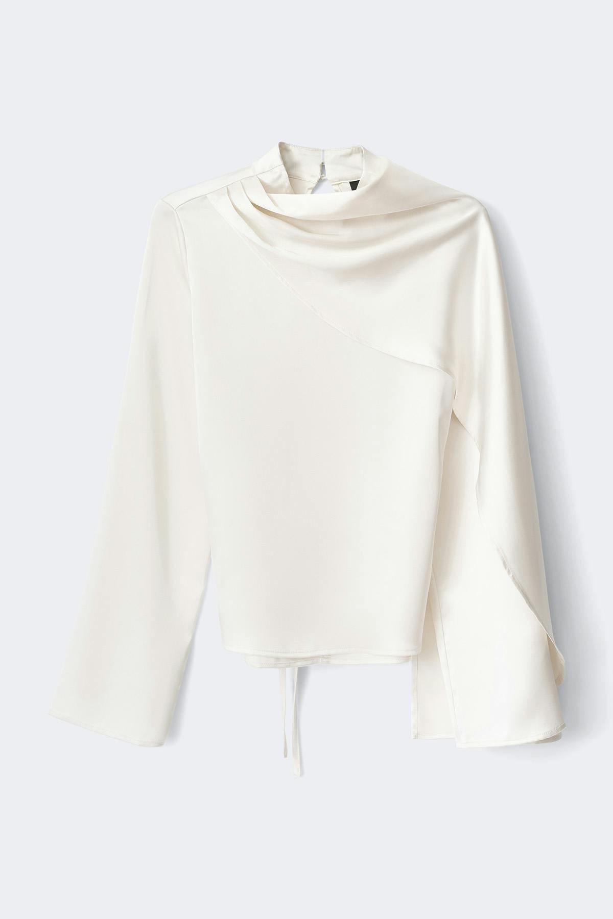Cape blouse - Creme