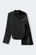 Cape blouse - Noir