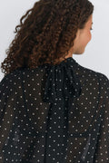 Chiffon blouse - Dot print