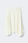 Asymmetric skirt - Egret