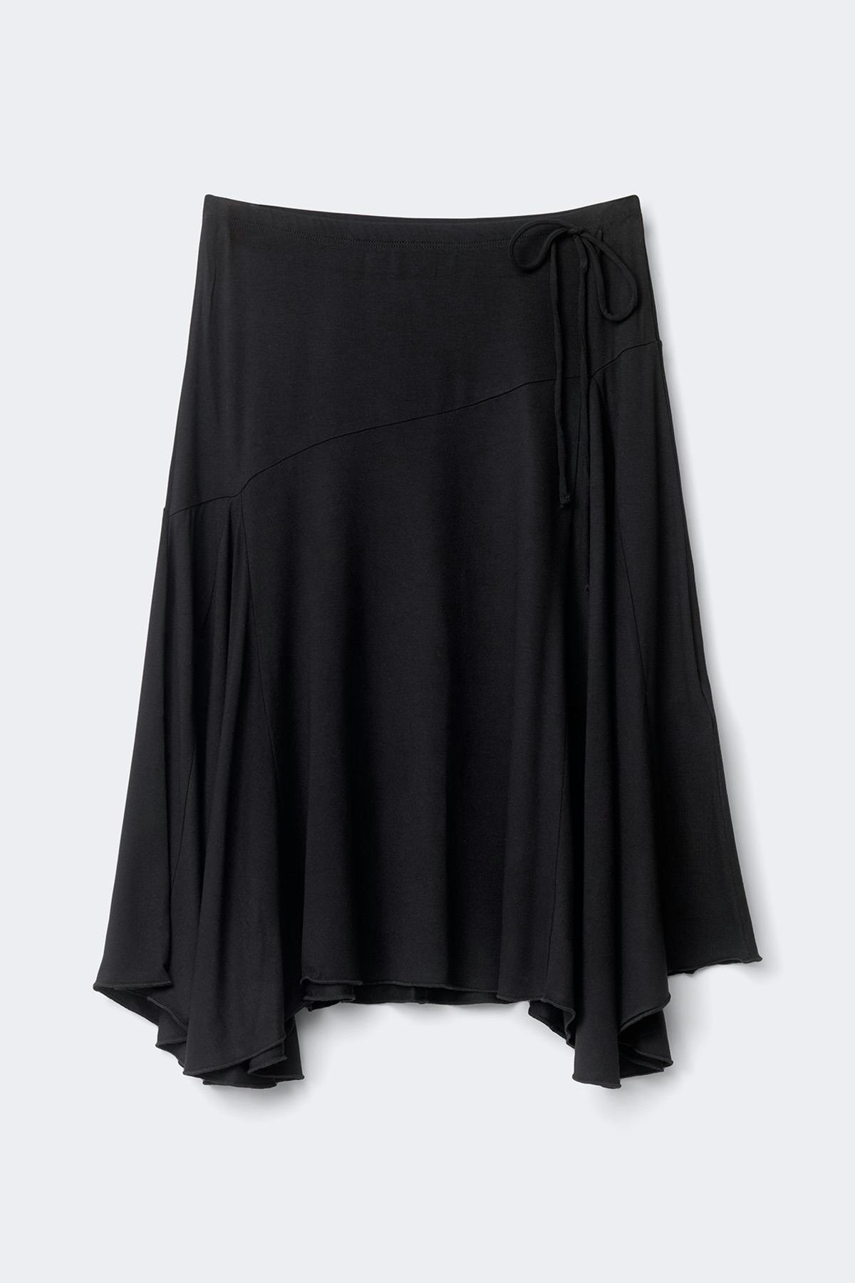 Asymmetric skirt - Noir