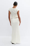 Boucle maxi skirt - Crème