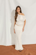 Boucle maxi skirt - Crème