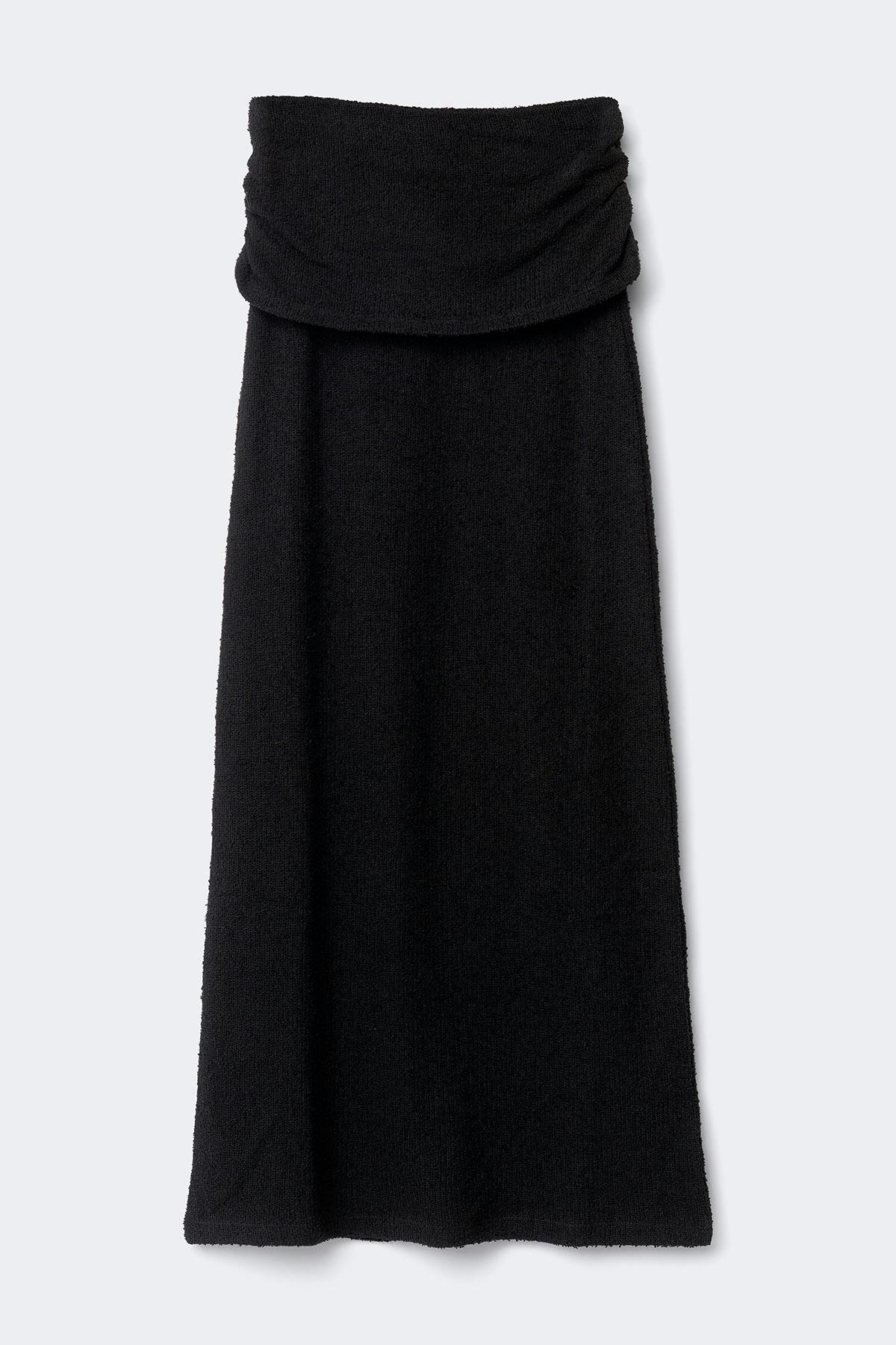 Boucle maxi skirt - Noir