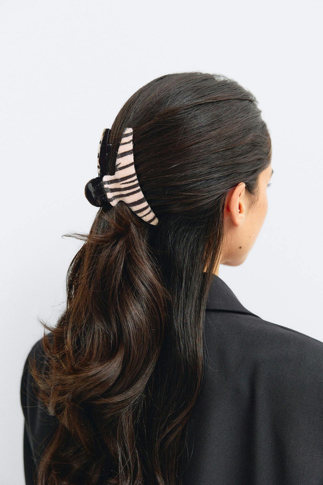 2-pack hair clips - Black/white