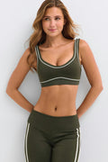 Soft yoga top - Marron foncé