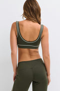 Soft yoga top - Marron foncé