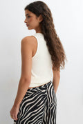 Cuff detail top - Rose