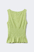 Lace smock top - Winter pear
