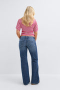 14+ for real low loose jeans - Mid blue