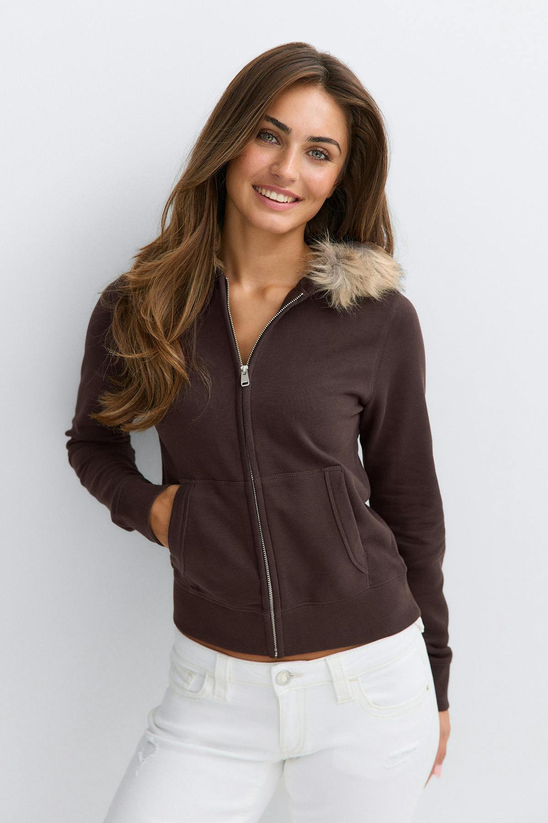 14+ fur hoodie - Mole