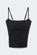 Soft sculpt padded singlet - Noir