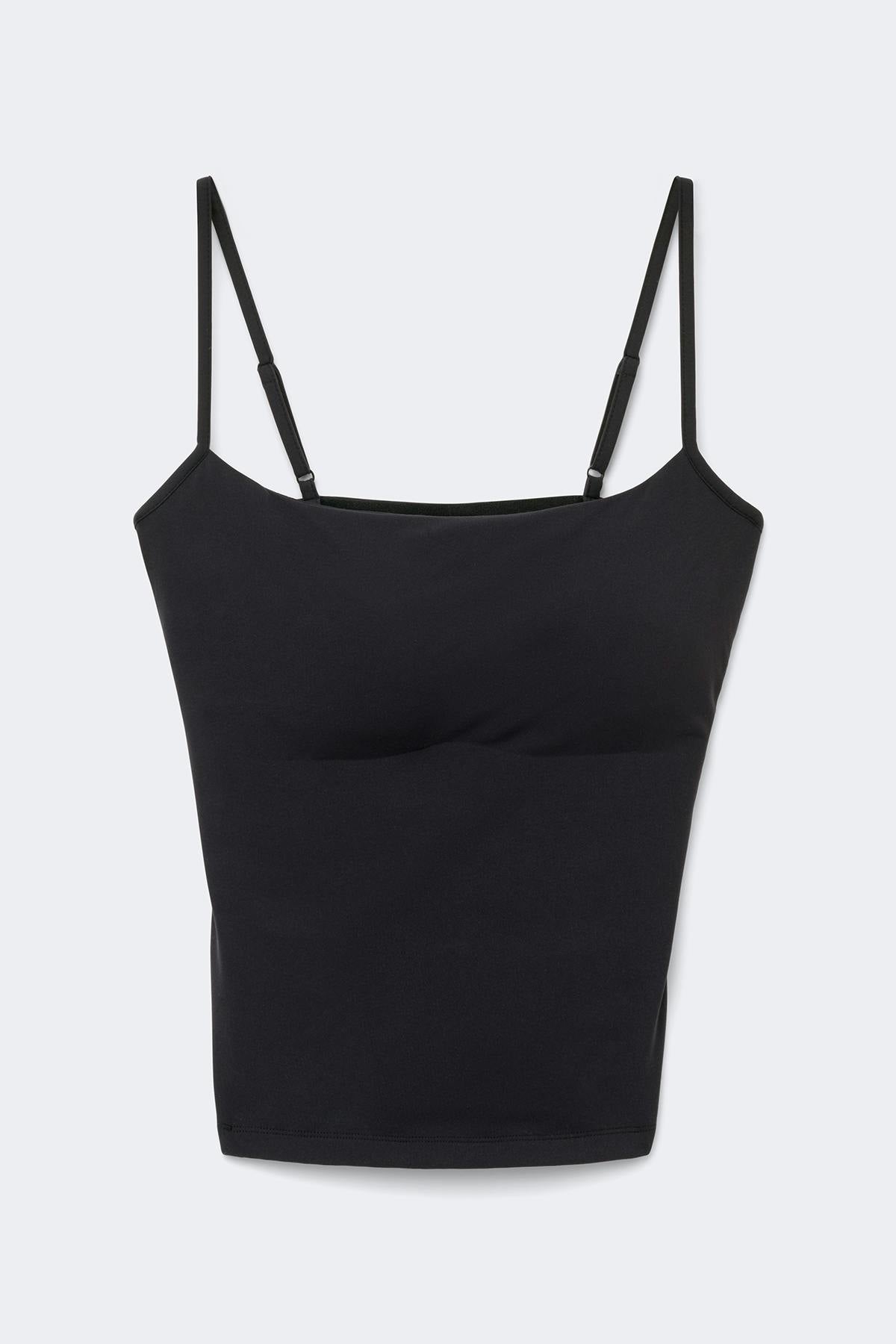 Soft sculpt padded singlet - Noir