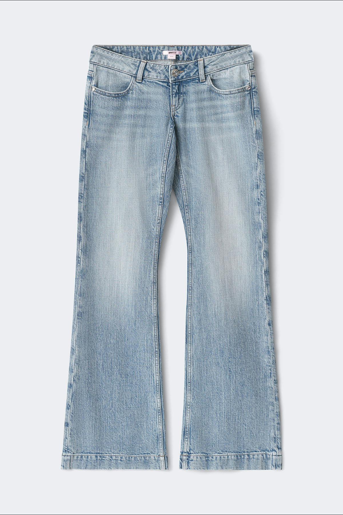 14+ vintage ultra flare jeans - Bleu clair