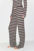 Low waist loungewear trousers - Pink dot