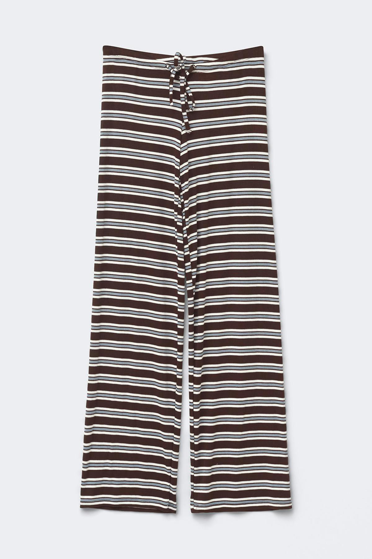 Low waist loungewear trousers - Pink dot