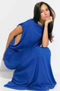 Dropped waist maxi dress - Noir
