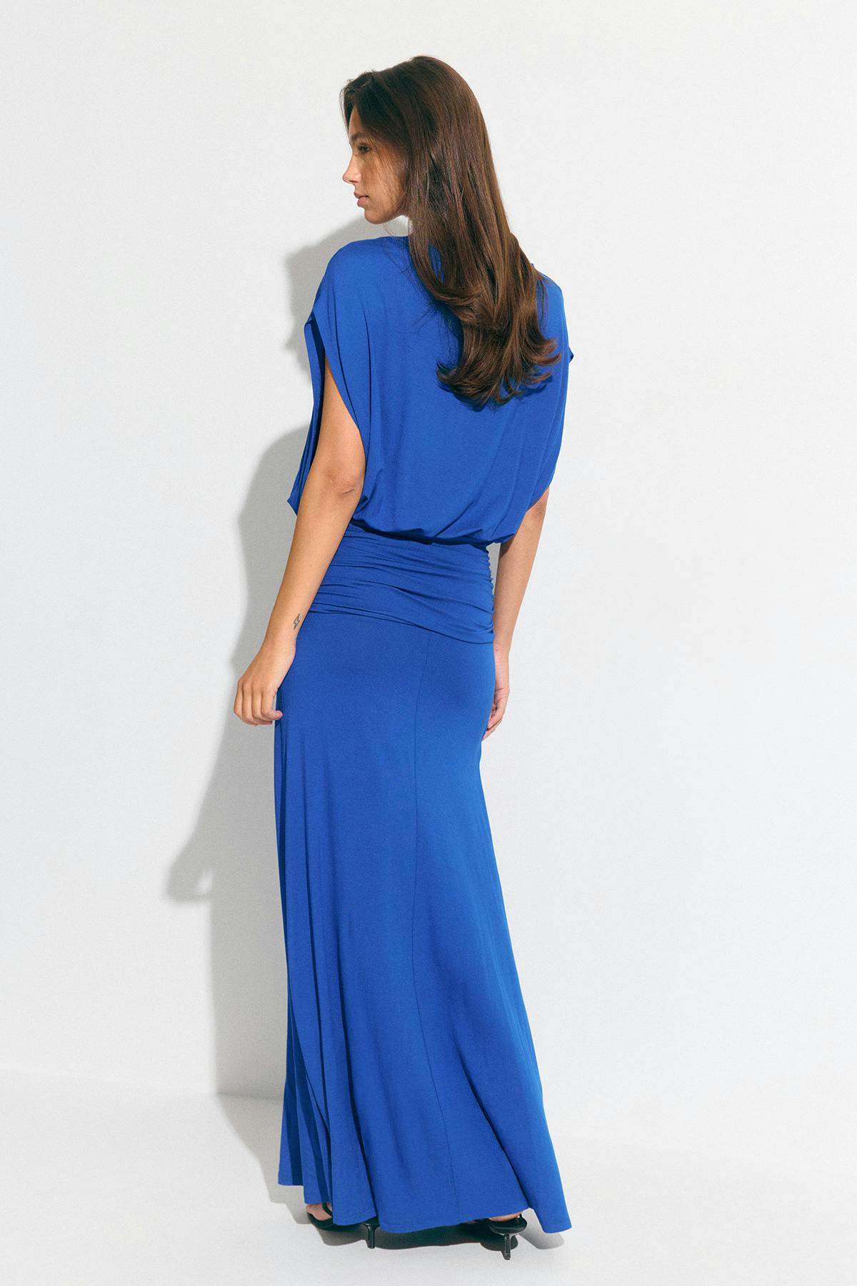 Dropped waist maxi dress - Noir
