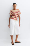 Dropped shoulder top - Multicolore