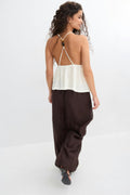 Pearl strap singlet - Golden haze