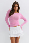 14+ longsleeve top - Turquoise light