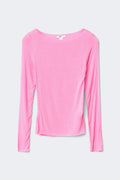 14+ longsleeve top - Begonia pink