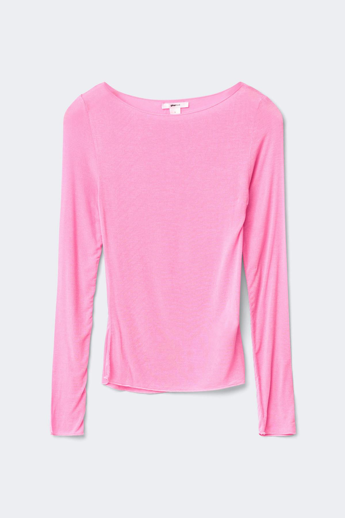 14+ longsleeve top - Begonia pink