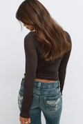 14+ longsleeve top - Noir