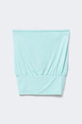 Cuff detail tube top - Aqua