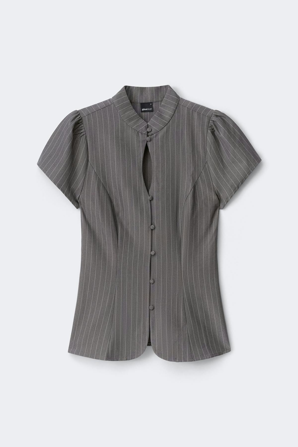 Keyhole top - Warm silver