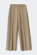 Timeless pintuck trousers - Beige