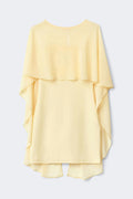 Cape tube dress - Jaune clair