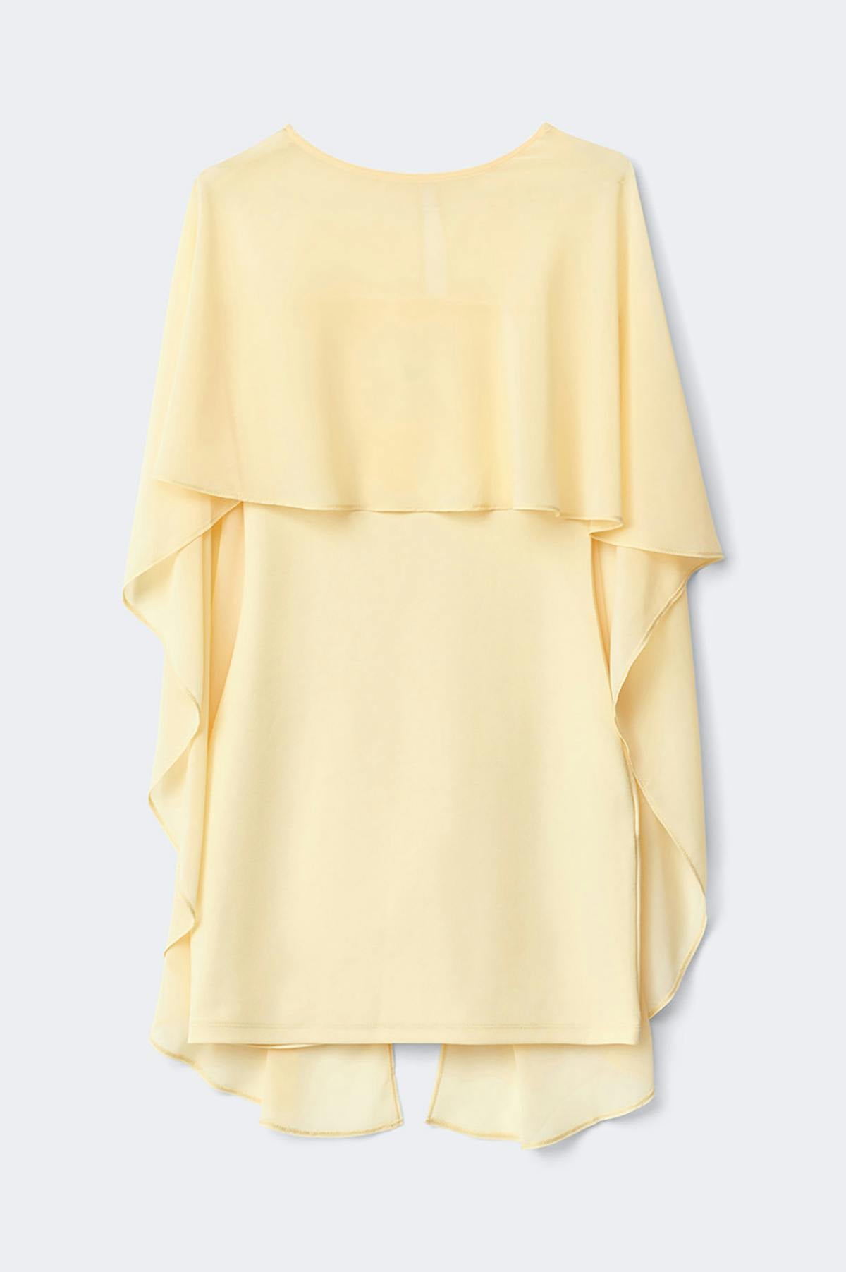 Cape tube dress - Jaune clair