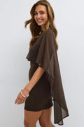 Cape tube dress - Jaune clair
