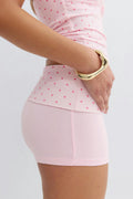 14+ folded waist shorts - Corail