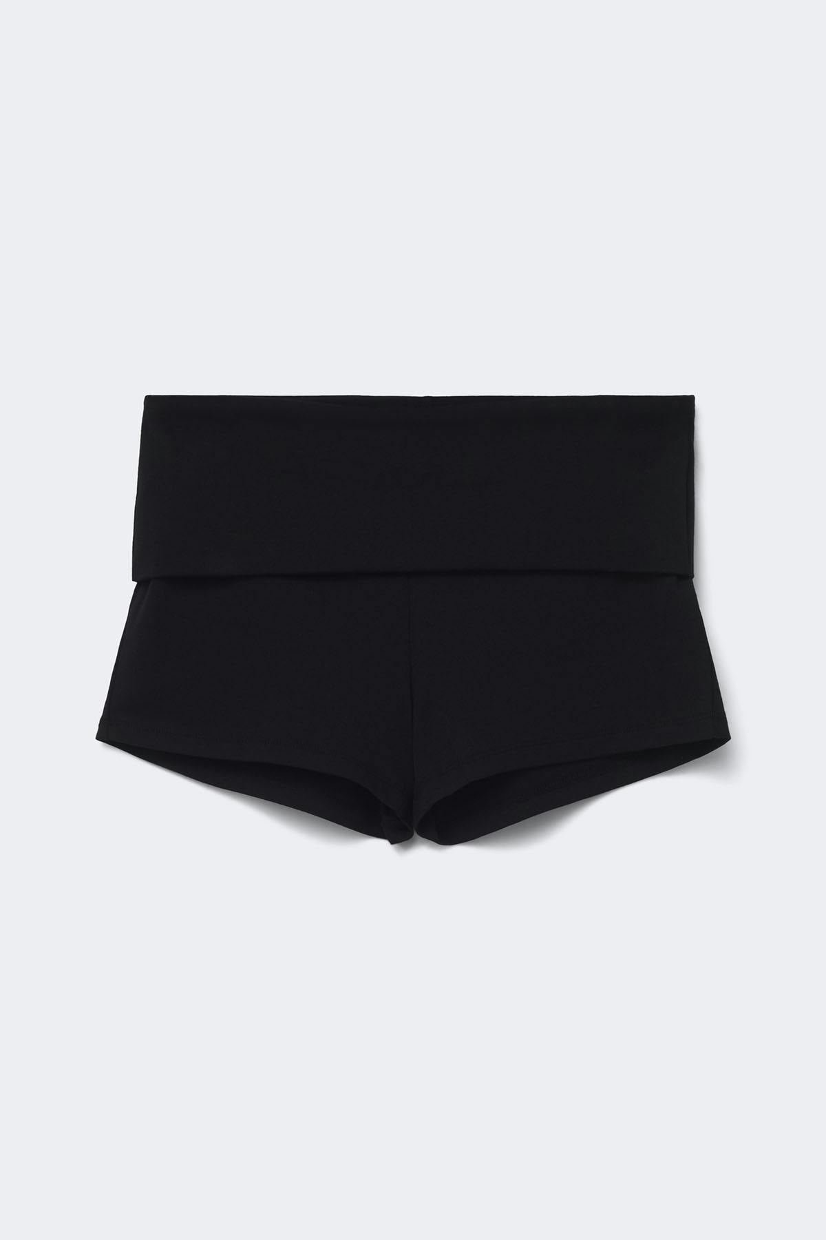 14+ folded waist shorts - Rose