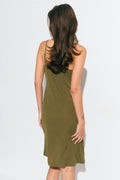 90s slip dress - Brook green